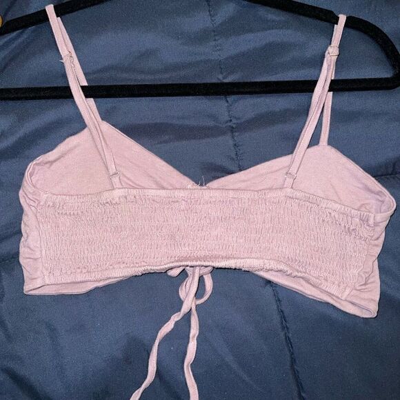 💖5/$40 Aster smoothie pink bralette crop top size S - Picture 2 of 4